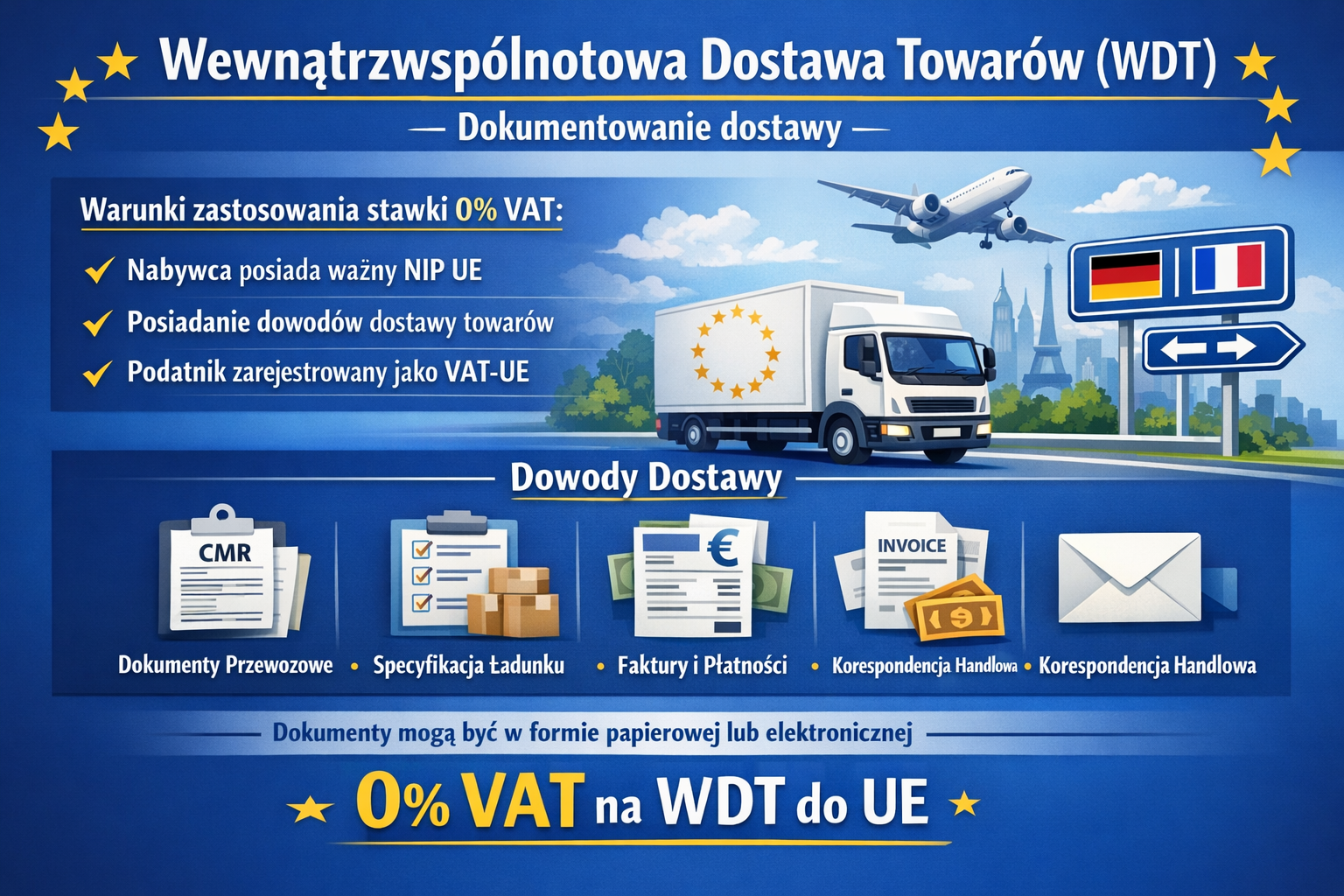 Wewnątrzwspólnotowa dostawa towarów w UE